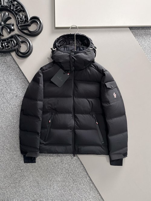 Moncler Premium Limited Blue Down Jacket with NFC Authenticity