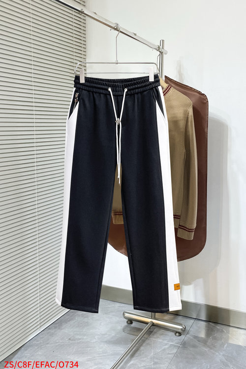Louis Vuitton Premium Fabric Trousers with Recognizable Brand Design