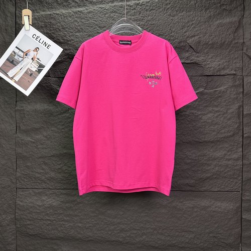 Chrome Hearts  Short-Sleeved T-Shirt with Splash Ink