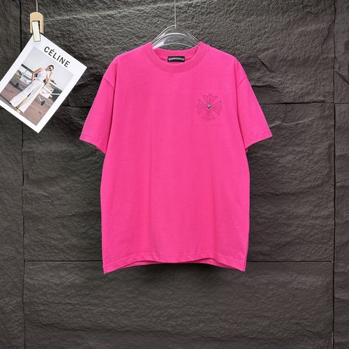 Chrome Hearts Cross Embroidered Patch T-Shirt