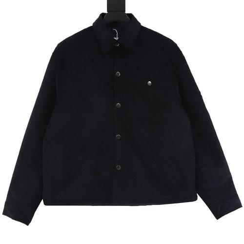 Burberry Warhorse Leather Badge Corduroy Cotton Coat (No optimization needed)