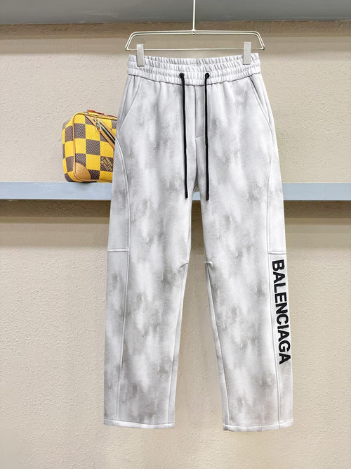 Balenciaga New Style Logo Casual Pants with Custom Fabric