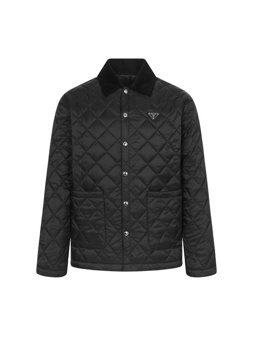 Prada Warm Cotton Coat with Removable Vest