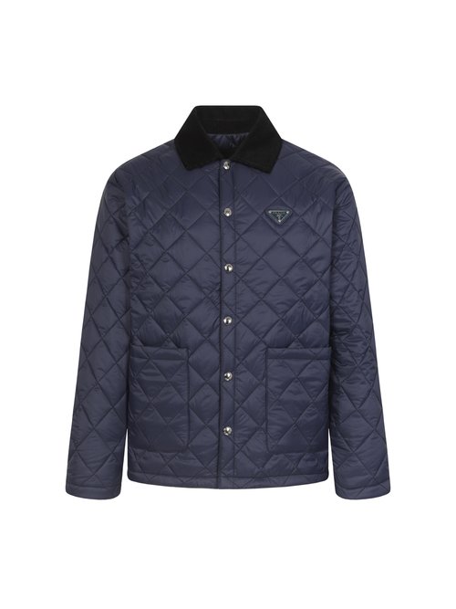 Prada Warm Cotton Coat with Removable Vest