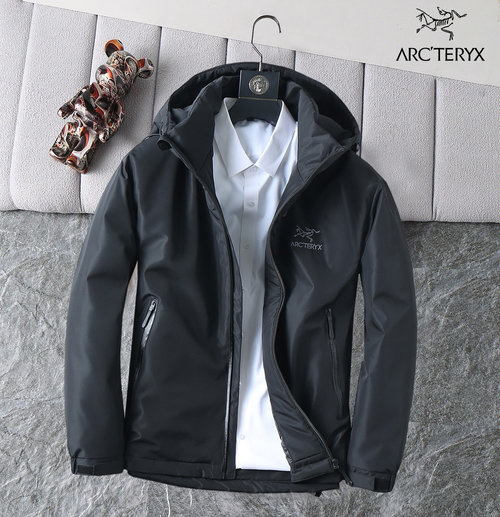 ArcTeryx Authentic 90% Down Puffer with Logo and Color Block