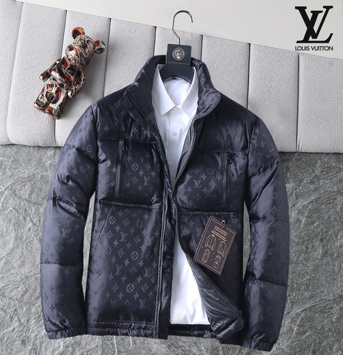 Louis Vuitton Premium Down Jacket with Classic Logo and High Warmth