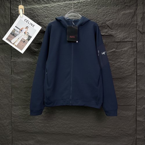 ArcTeryx Waffle Pocket Embroidered Couple Hooded Jacket