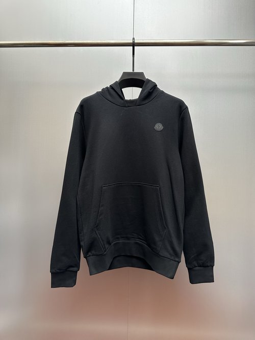 Moncler Cotton Hoodie with Back Logo