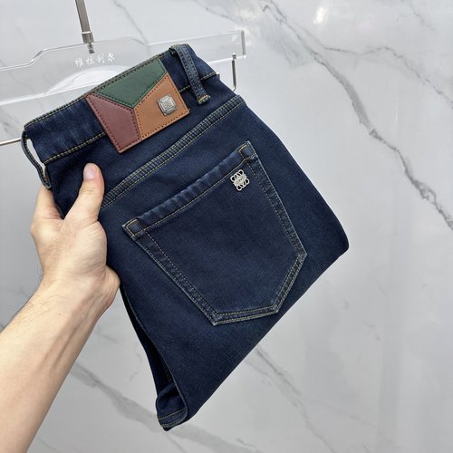 Loewe Customized Fleece Jeans with Premium Quality