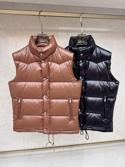 Prada New Style Down Vest with 95% White Duck Down