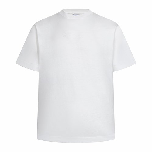 Burberry Letter Embroidery Checked Short Sleeve T-Shirt