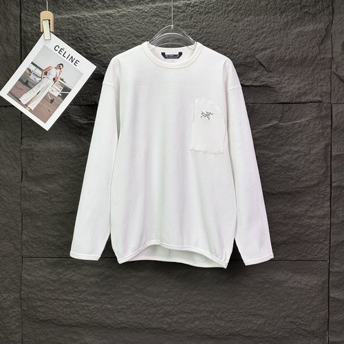 ArcTeryx Waffle Fabric Embroidered Logo Hoodie