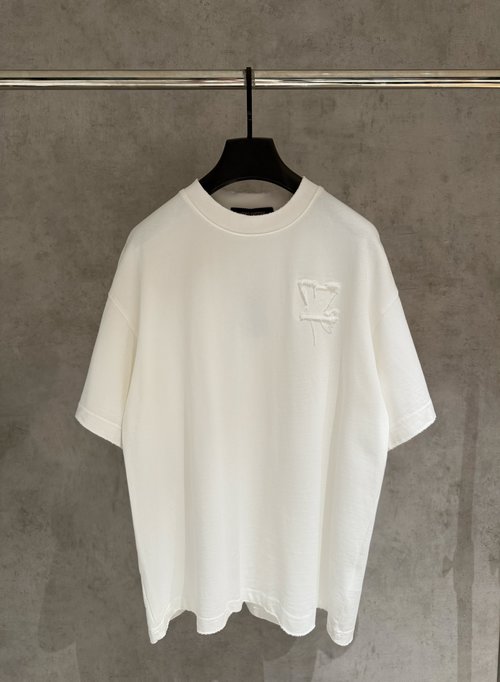 Louis Vuitton Heavyweight Embroidered Short-Sleeve T-Shirt, 3 Colors