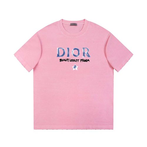 Dior Comfortable Cotton Tee with Distinctive Logo Design