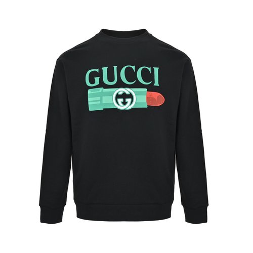 Gucci Printed Round Neck Sweatshirt, Comfortable