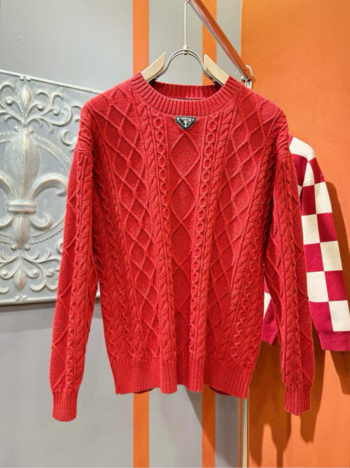 Prada Festive Elegance Knitted Sweater