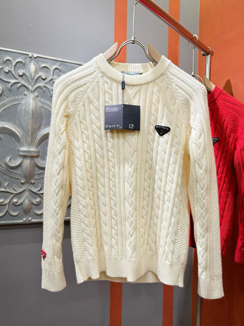 Prada Holiday Sweater with Exquisite Knit for New Year Celebrations