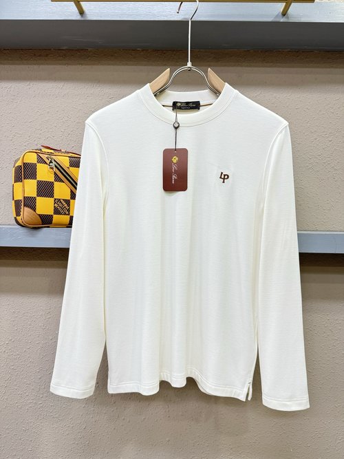 Loro Piana Top - Quality Cashmere Long - Sleeve T - shirt