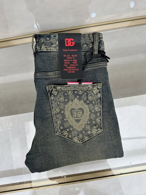 Dolce & Gabbana Original Denim Jeans, Super Customized, Premium