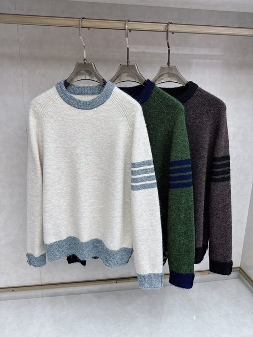 Thom Browne Comfortable Sweater, Perfect Couple Outfit