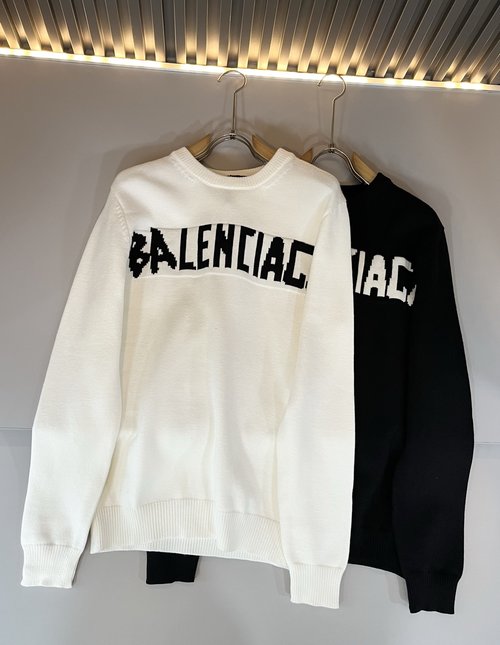 Balenciaga Top - quality Wool Base - layer Sweater for All