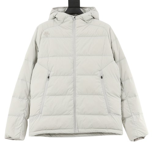 Descente Hooded Down Jacket with Light-to-heat Tech, Waterproof