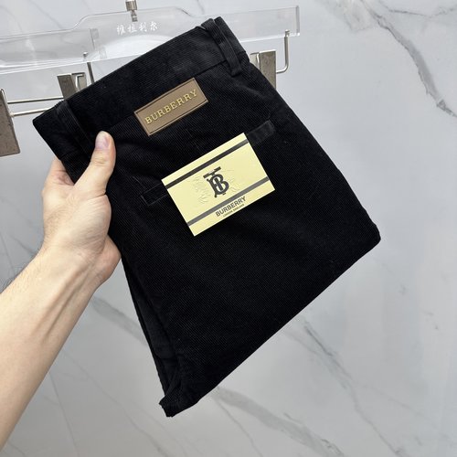 Burberry Timeless Corduroy Dress Pants with Refined Aesthetics
