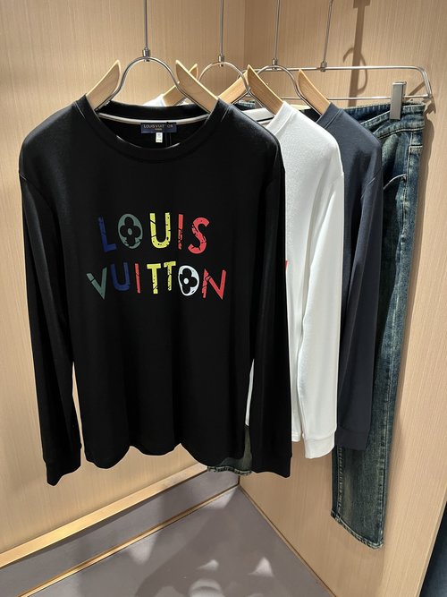 Louis Vuitton Long-sleeved Base Layer with Logo Print
