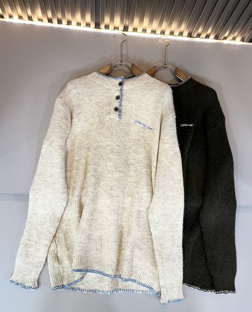 Dior Knitted Woolen Sweater with Logo Embroidery