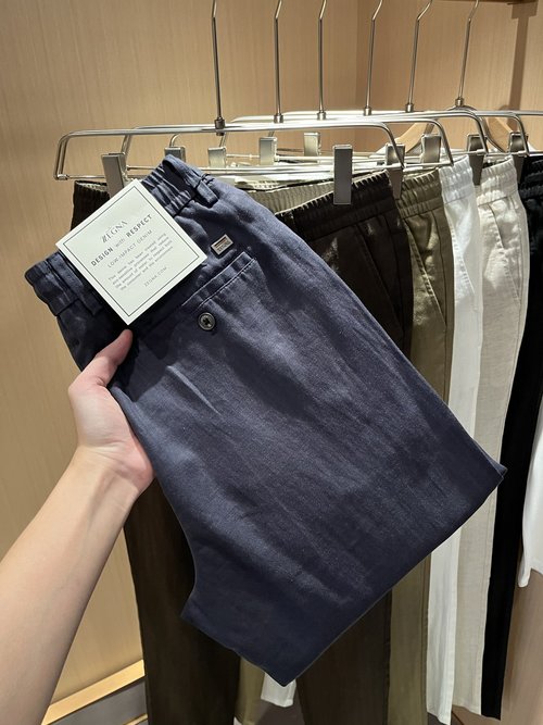 Zegna Sophisticated Linen Casual Trousers for Versatile Wear