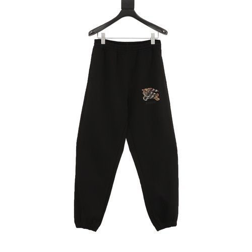 Burberry Warhorse Embroidered Pants with Features