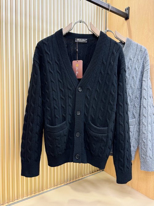 Loro Piana Soft and Breathable Merino Wool Cardigan