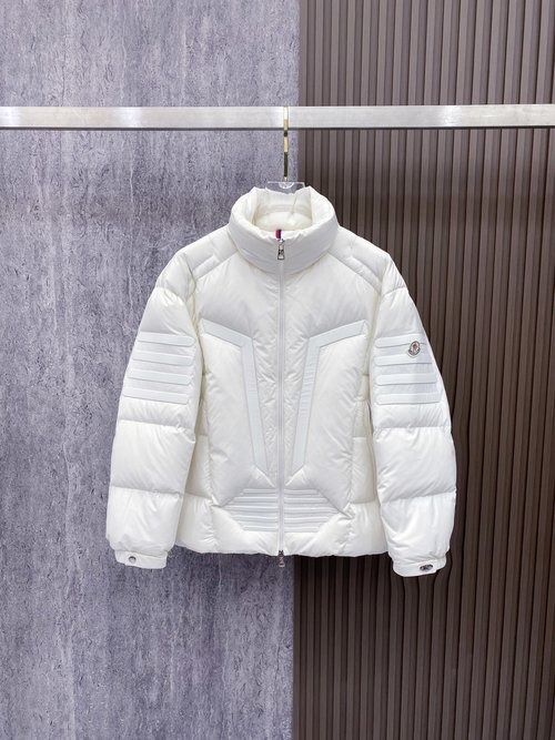 Moncler Heavy-Duty Quilted Down Jacket with Unique Cut, Multiple Colors