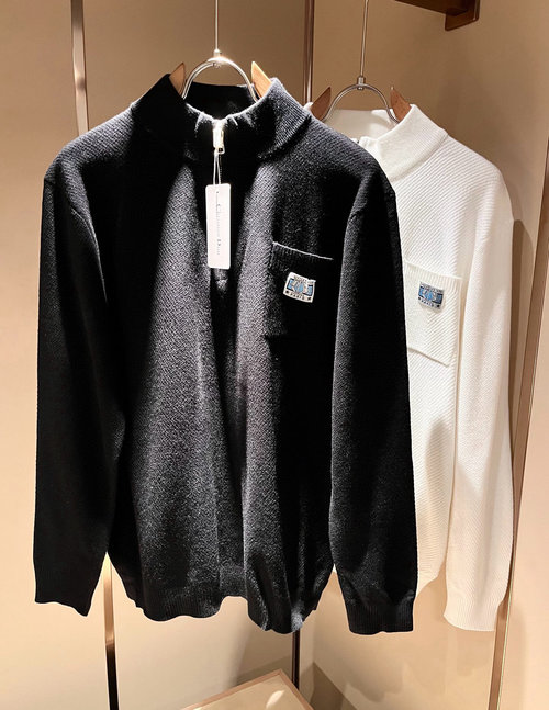 Dior Knit Wool Cardigan with Luxury Style