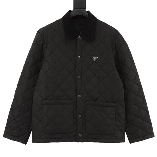 Prada Detachable Vest Design Corduroy Collar Cotton Jacket