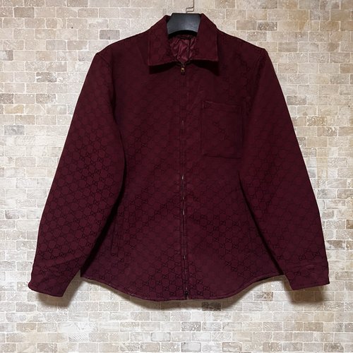 Gucci Double G Full Print Cotton Jacket