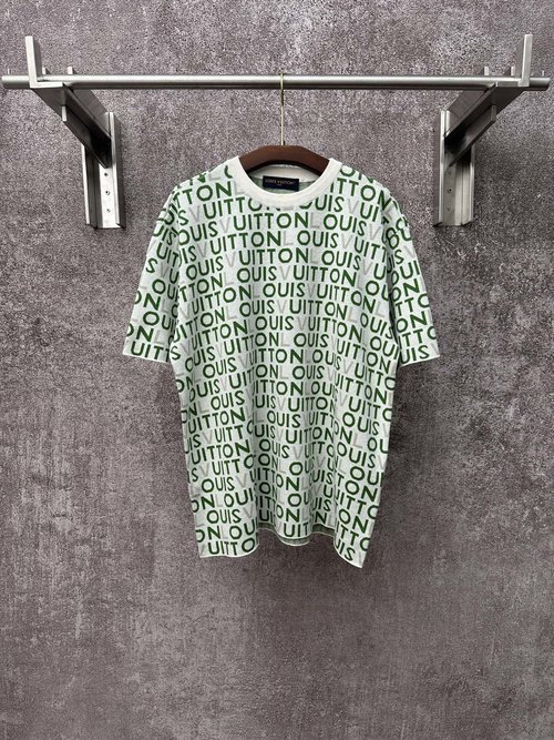 Louis Vuitton Monogram Jacquard Short-Sleeve T-Shirt with 3D Effect