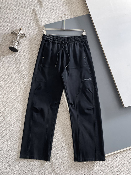 Balenciaga New Thickened Casual Pants with Classic Logo