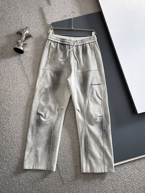 Balenciaga New Thickened Casual Pants with Classic Logo