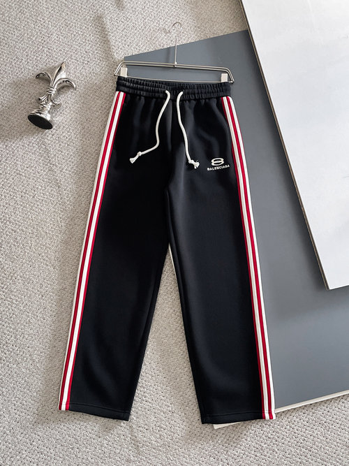 Balenciaga New Thickened Casual Pants with Classic Logo