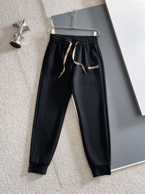 Burberry New Style Casual Pants with Classic Logo