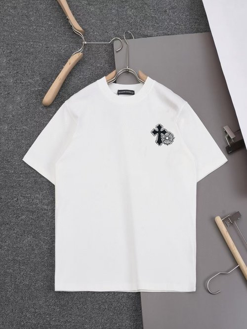 Chrome Hearts Custom-Dyed Cotton Round Neck T-Shirt