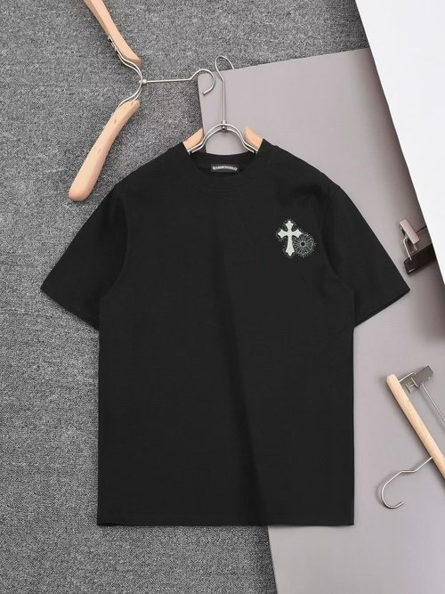 Chrome Hearts Custom-Dyed Cotton Round Neck T-Shirt
