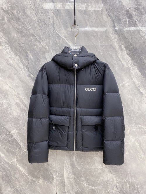 Gucci Detachable Hat Down Jacket Filled with New Standard 95% White Duck Down