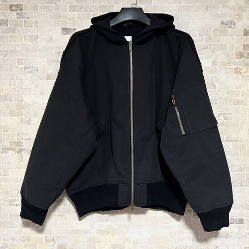 Balenciaga Spliced Letter Cotton Jacket