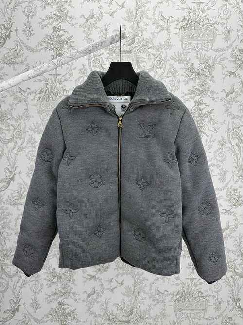 Louis Vuitton Water-Repellent Knitted Waist Jacket with Monogram