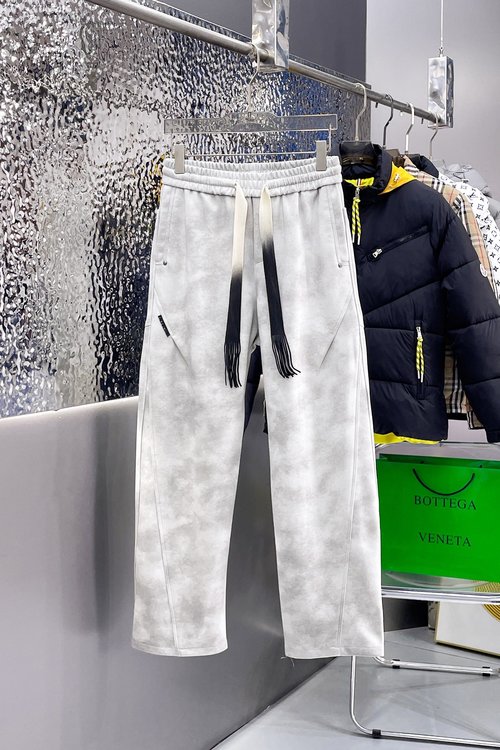 Balenciaga Classic Logo Casual Pants with Custom Fabric