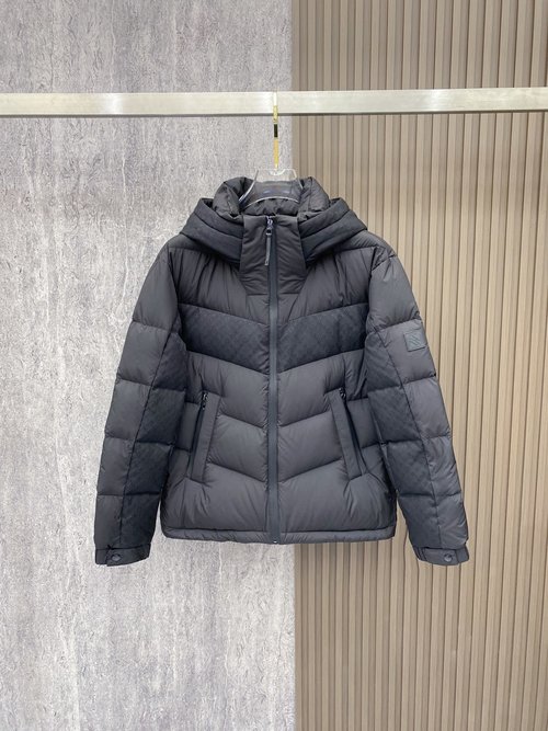 Louis Vuitton Customized Luxury Down Jacket Filled with Premium 95 White Duck Down