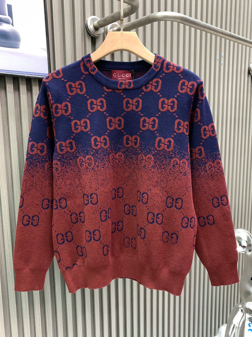 Gucci Double G Gradient Round Neck Pullover