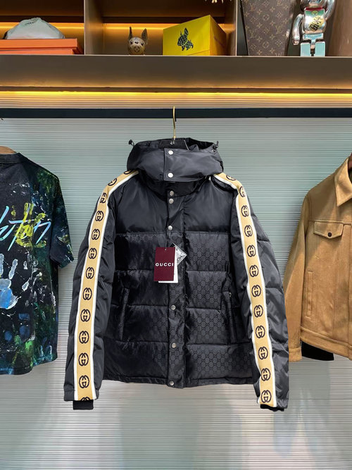 Gucci Premium Quality Down Jacket with Impactful Logo Design